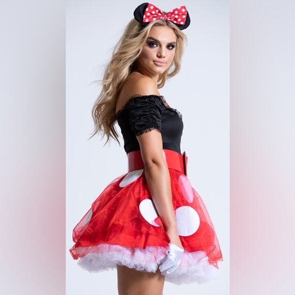 NEW Party King Coquette Mouse Minnie Costume Size Medium - Picture 2 of 5